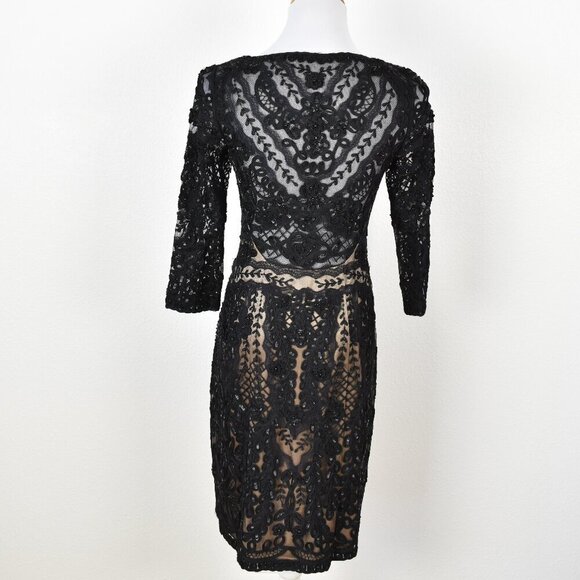 Sue Wong Nocturne Formal Beaded Lace Dress - 6 - Picture 3 of 10